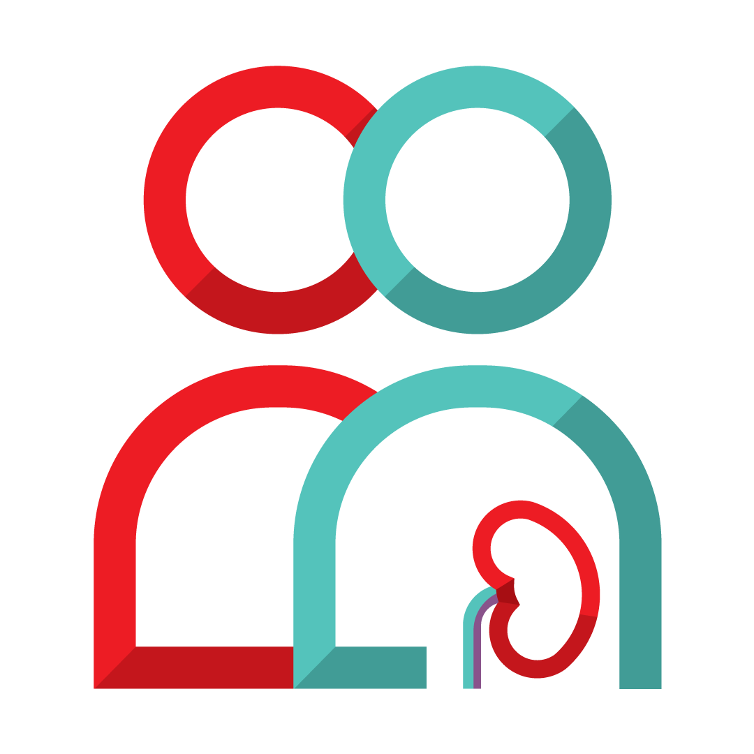 kidney donation match people icons - symbols