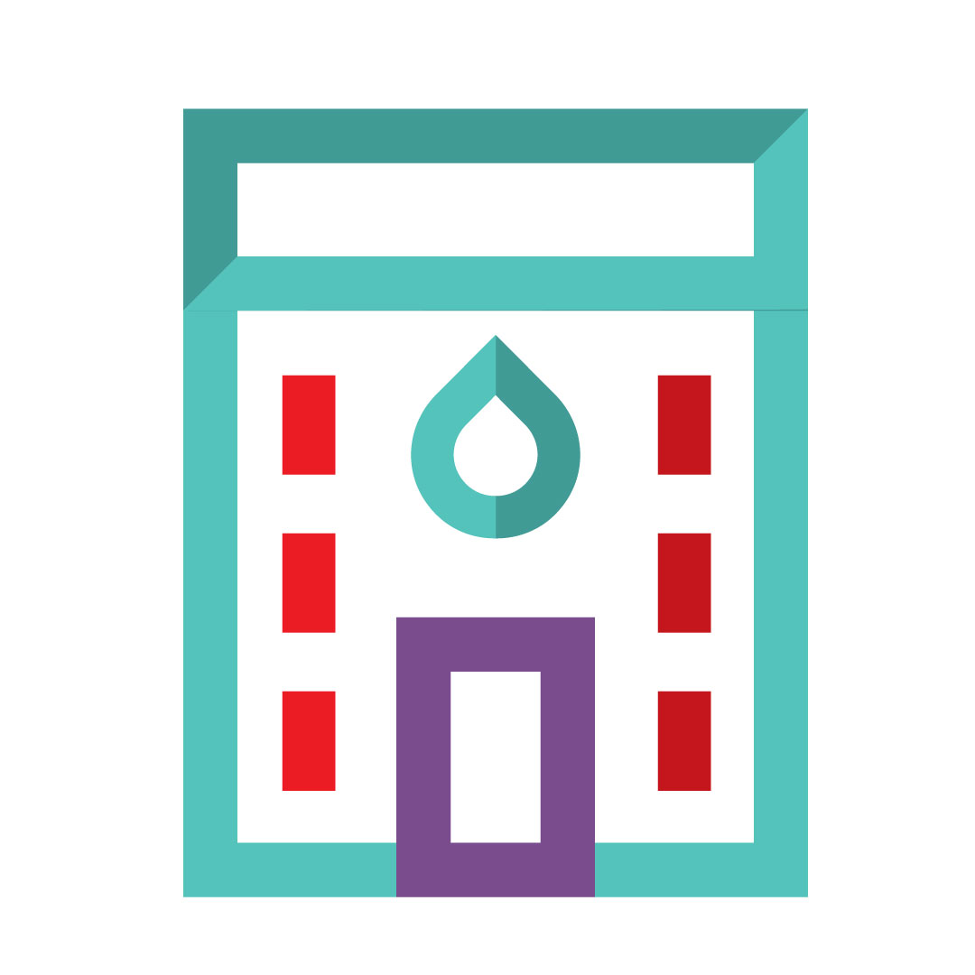 Cord blood bank icon - symbol