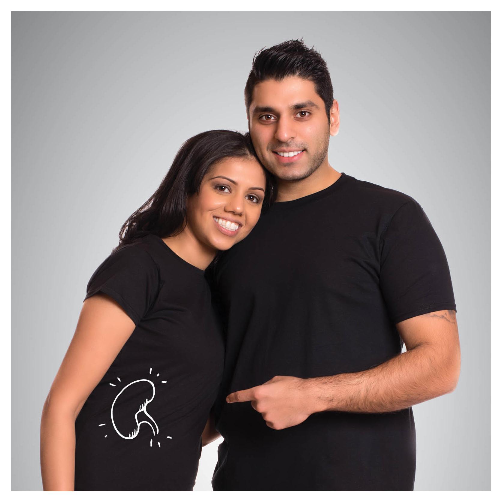 Gurjit (gauche) et son mari, Shak, donneur de rein (droite). Photo publiée avec la permission de B.C. Transplant