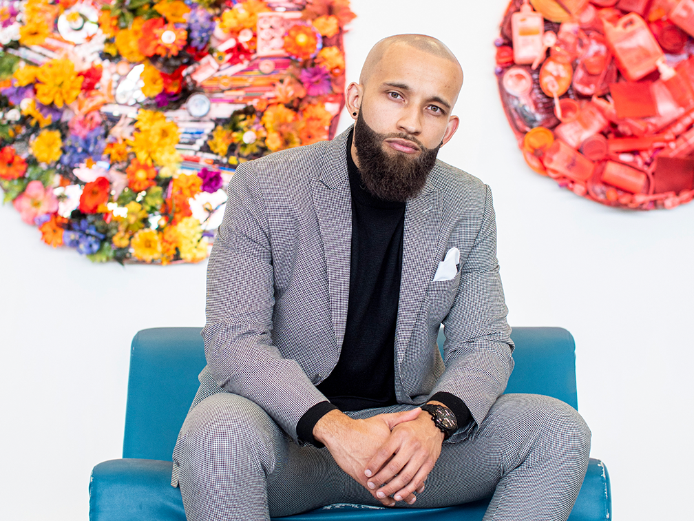 Blood and stem cell advocate Christopher Infantry