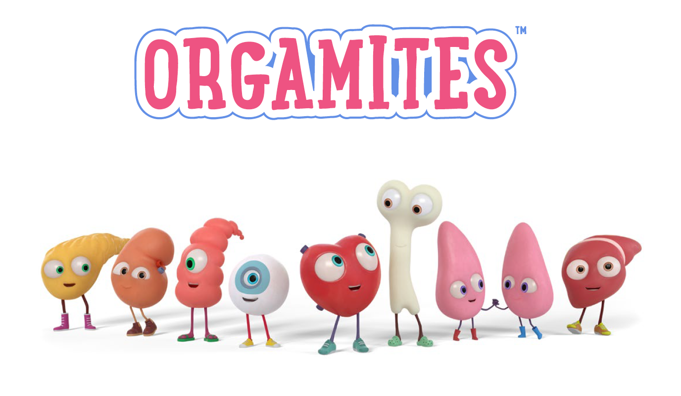 Animated organs called Orgamites