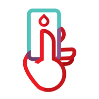icon of hand holding donor card