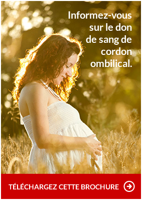 Informez-vous sur le don de sang de cordon ombilical. Téléchargez cette brochure. Informez-vous sur le don de sang de cordon ombilical. Téléchargez cette brochure.