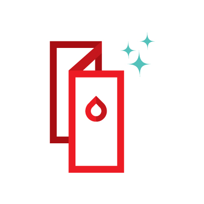 Donation brochure icon - symbol