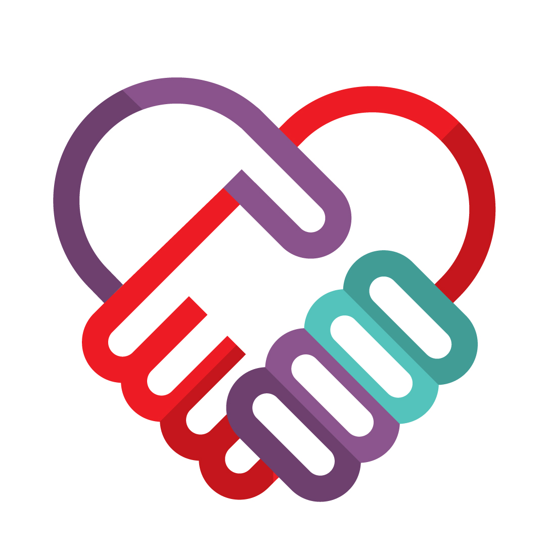 handshake heart icon