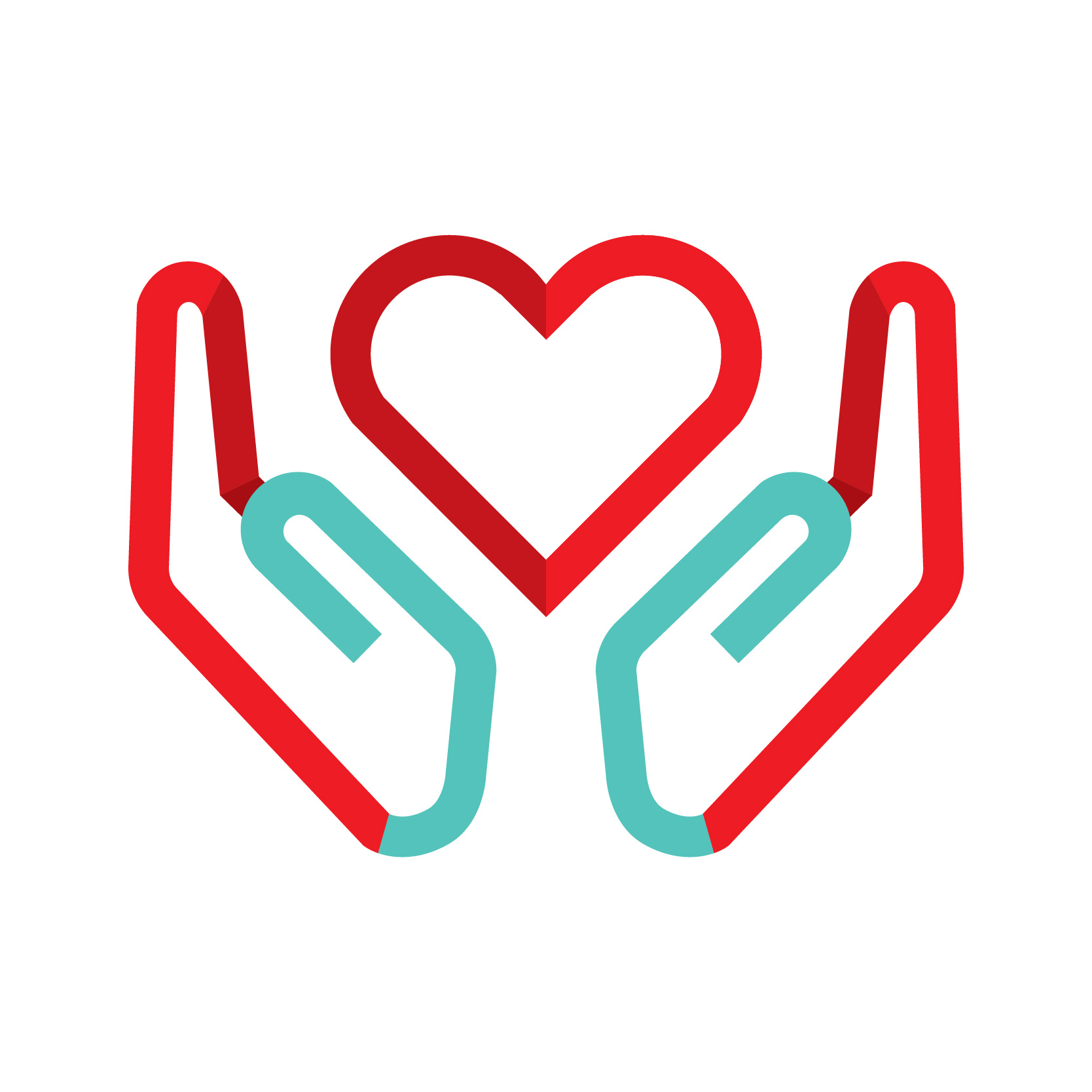 heart in hand icon