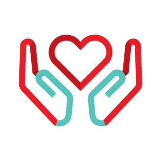 heart in hands icon