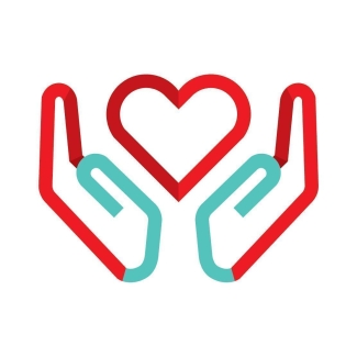 hands and heart icon - symbol