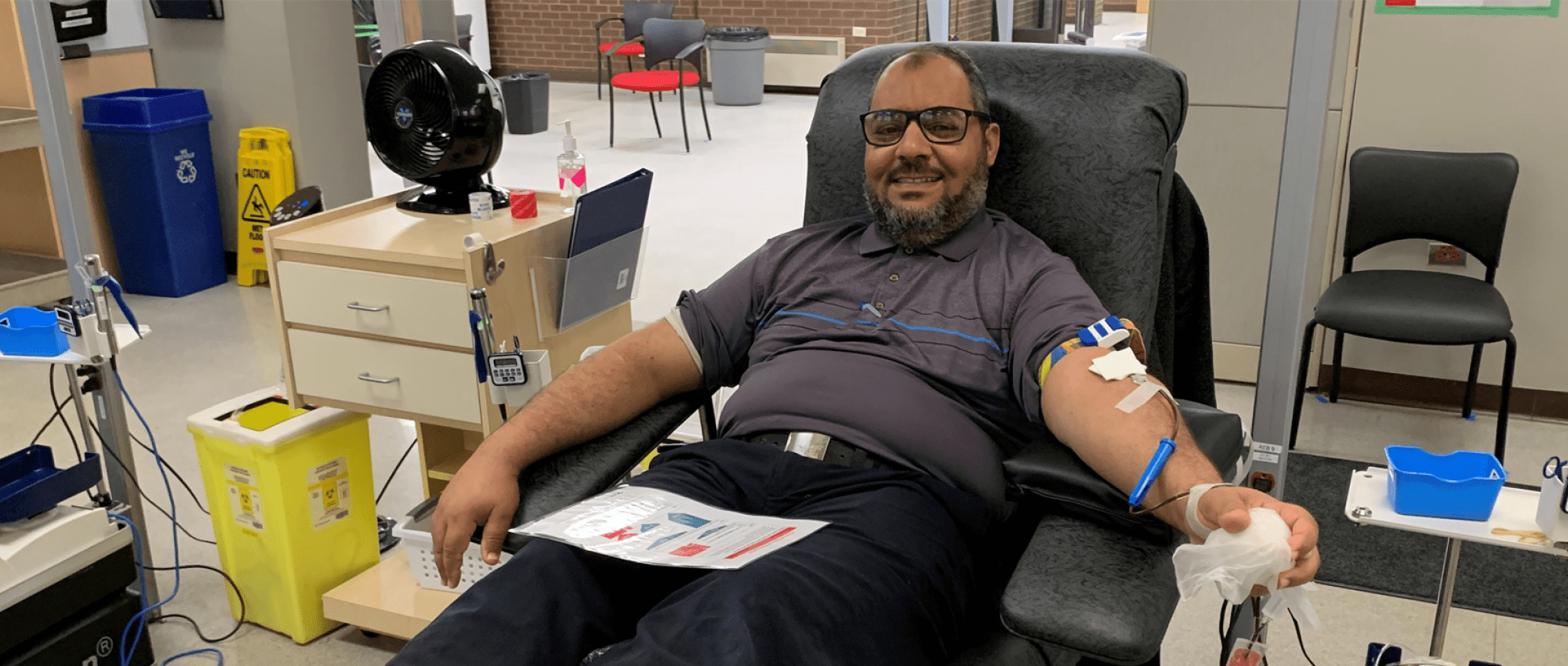 Longtime volunteer rallies Muslim community to donate blood during pandemic