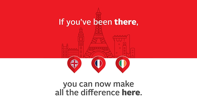 If you have been there, you can make all the difference now.